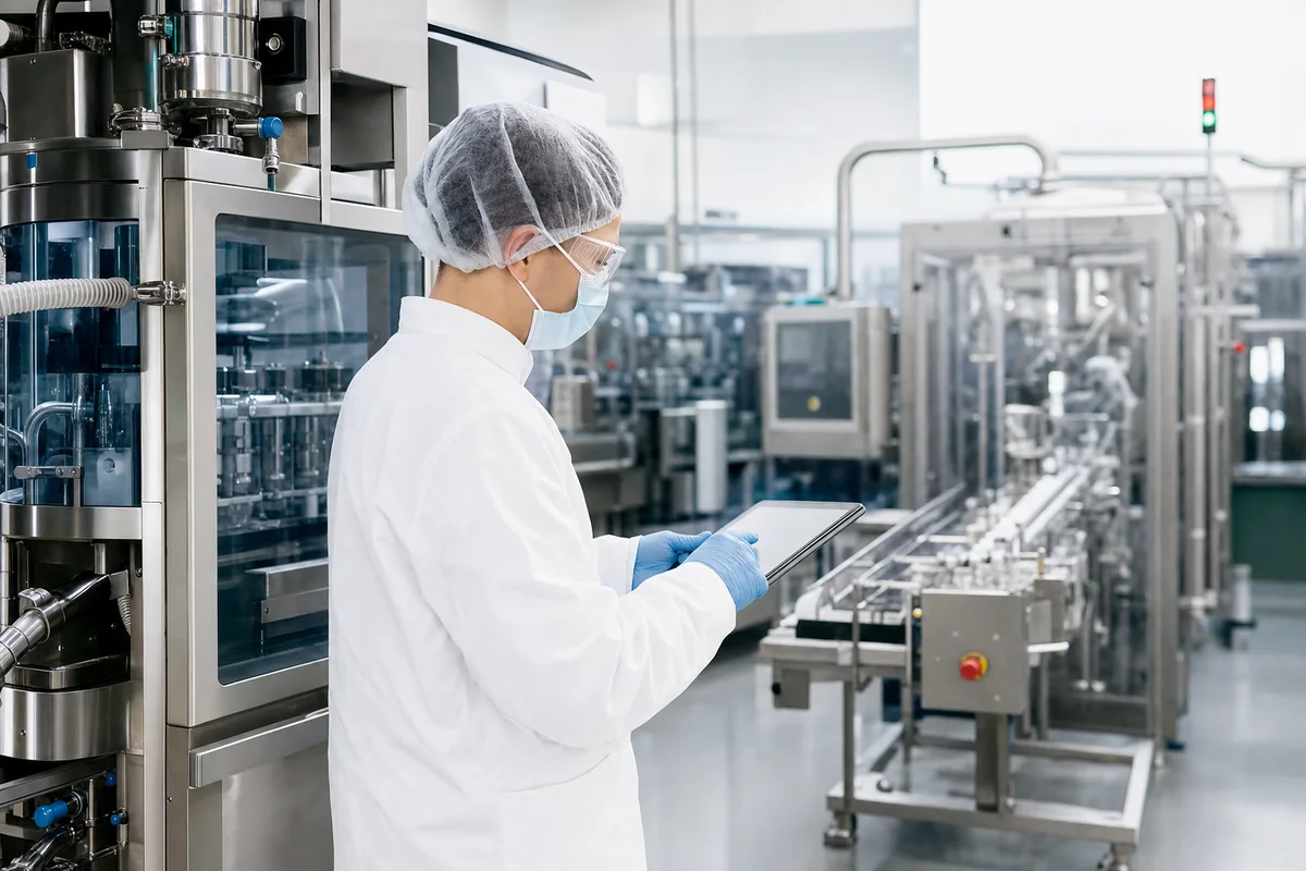 GMP-Lohnherstellung in einer modernen Produktionsanlage